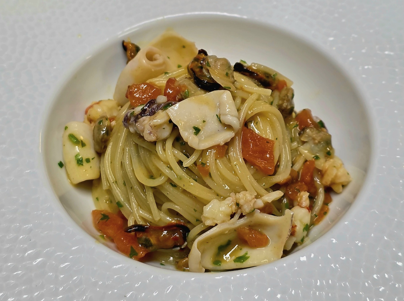 Lo Spaghetto allo Scoglio Senza Gusci